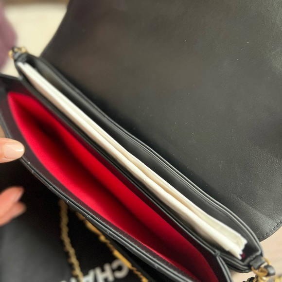 Chanel black Enchained clutch bag brand new condition - Picture 5 of 14